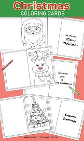 Christmas card to color in, zentangle® inspired christmas cracker. Christmas Coloring Cards Messy Little Monster
