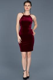 Bordo Kadife Davet Elbisesi Abk352 The Dress Elbise Moda Stilleri