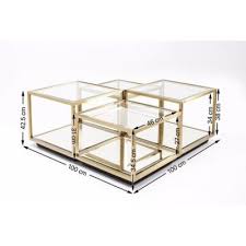 Kare Design 4 Tlg Couchtisch Set Luigi Wayfair De In 2020 Couchtisch Set Kare Design Couchtisch
