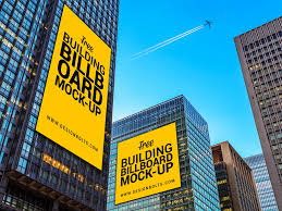 Free Outdoor Building Advertising Billboard Mock Up Psd File Billboard Mockup Mockup Outdoor Advertising Billboard