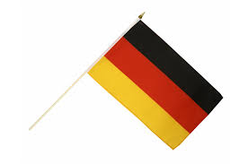 Flagge deutschlands) is a tricolour consisting of three equal horizontal bands displaying the national colours of germany: Buy Germany Stick Flags At A Fantastic Price Best Buy Flags Co Uk