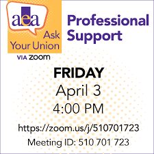 Ask Your Union Professional Support In 2020 Arizona Education Zoom Video Communications Supportive