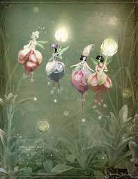 Fuchsia Flower Fairies De Susan Schroder Mythic Fantasy Image 0 Fairy Art Flower Fairies Fantasy Fairy