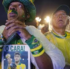 Die wunde ist offen und es wird dauern, bis sie verheilt ist. Deutschland Besiegt Brasilien Trauer Der Fans Bilder Fotos Welt