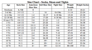 Girls Shoe Conversion Online Charts Collection