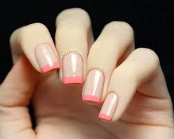 It's not summer without one of these shades 💅. Nails Coral French 30 Ideas