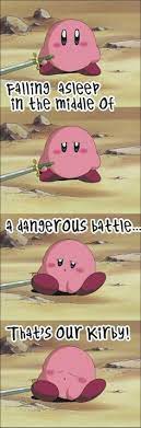 This is a girl's pfp on a discord server i'm in. 26 Kirby Memes Ideas Kirby Memes Kirby Meta Knight