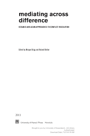 PDF) Postcolonial Conflict Resolution: Oceanic and Asian Approaches to  Conflict Resolution