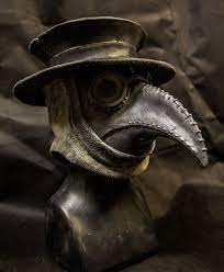 Traditional Plague Doctor Mask With Hat Plague Doctor Mask Plague Mask Plague Doctor