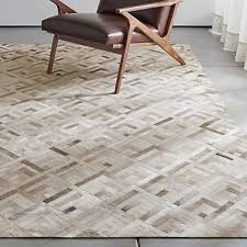 Use a leather conditioner and work it in to the leather. Dez Grey Cowhide Rug Crate And Barrel Canada
