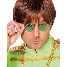 Brille Hippie 60er 70er John, runde Gläser, versch. Farben, Kostümbrille  Party