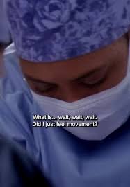 Grey's Anatomy: Patient Wakes Up In The Table Scene