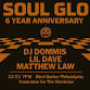 Soul Glo 6-Year Anniversary event image