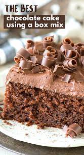 Easy Chocolate Cake In 2020 Easy Chocolate Cake Chocolate Cake Mix Recipes Cake Mixes Better
