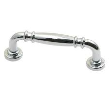 Rusticware Traditional 3-in Center To Center Chrome Cylindrical Handle Drawer Pulls Lowescom In 2021 Appliance Pull Cabinet Pull Chrome Cabinet Pulls