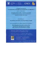 Ouais, alors voici une lettre d'amour pour moi. Pdf Dimension Culturelle De Certaines Fonctions De La Traduction Jean Delisle Academia Edu