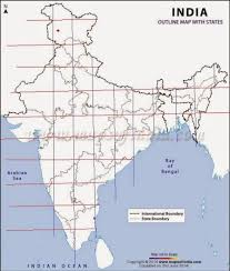 Detailed clear large political map of india dshowing names of capital city, towns, states, provinces and boundaries with neighbouring countries. Indian History Through Map Part B Self Study History