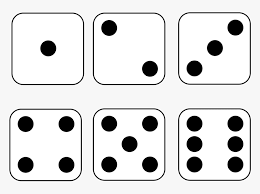 6 Dice Number Clipart Picture Black And White Download Free Printable Dice Template With Dots Hd Png Download Is Free Dice Template Clip Art Free Printables