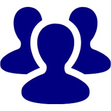 Navy blue conference icon - Free navy blue conference icons