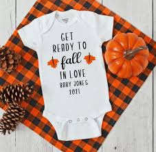 We're so excited that we're expecting baby # 2, and we're hope you're excited too! Clothing Bodysuits Halloween Onesie Fall Onesie Adding A Pumpkin Onesie Pregnancy Announcement Onesie