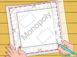 Monopoly (monopolio en algunas versiones al español) es un juego de mesa basado en el intercambio y la compraventa de bienes raíces (normalmente, inspirados en los nombres de las calles de una determinada ciudad). Como Hacer Tu Propia Version De Monopoly Con Imagenes