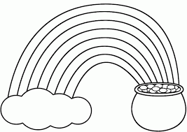 Patrick's day images to elaborate adult designs, we have all of the best printable rainbow and a pot of gold coloring pages. Pot Of Gold Templates Coloring Home
