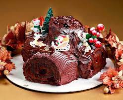 Christmas Log Cake From Cova Pasticceria Singapore Log Cake Cake Christmas Cake