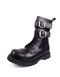 The most common ranger boots material is ceramic. Rangers Boots 2 Buckles Steel Toe Lace Up Leather 10 Eyelet Goth Punk