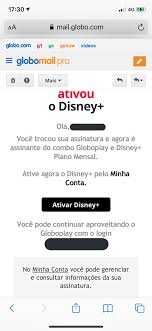 Globoplay is a brazilian subscription video on demand service owned by grupo globo. On Twitter Globoplay Pq Nao Consigo Ativar Minha Conta Do Disney Plus Vou Na Area Da Minha Conta E Nao Consta Nenhuma Assinatura Https T Co Fj5n11t73l