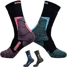 New Womens Hiking Socks Outdoor Boot Work Socks W Antibacterial Odor Moisture Wicking Germanium Coolmax Coconut Charcoa Hiking Women Outdoor Boots Hiking Socks