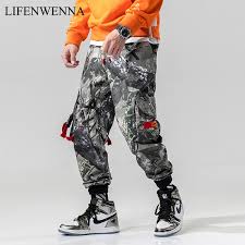 2019 2019 Men Fashion Streetwear Mens Camouflage Jogger Pants Youth Casual Spring Ankle Banded Pants Brand Boot Cut Cotton 5xl From Biaiju 42 59