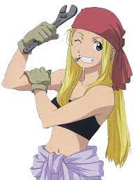 Anime Embroidery FMA Winry Rockbell Flex - A.G.E Store | patterns
