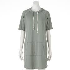 Women S Sonoma Goods For Life French Terry Hoodie Shift Dress Dresses Fashion French Terry