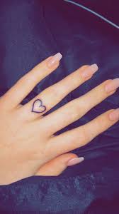 Wedding Band Ring Finger Heart Tattoo Finger Tattoo For Women Finger Tattoos Ring Finger Tattoos