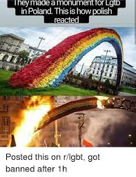 Coub is youtube for video loops. Hey Mnade A Monument For Latb In Poland This Is How Polish Reacted Lgbt Meme On Me Me