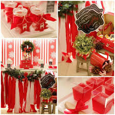 Those who live in small towns wonder what a sophisticated christmas decor looks like. Kara S Party Ideas Red And White Christmas Party Ideas Supplies Decor