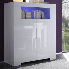 Buffet haut design élégant vaisselier haut design laqué blanc arta. Argentier Design Buffet Laque Blanc Buffet Vaisselier Design