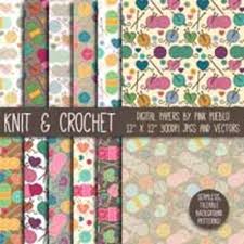 Check spelling or type a new query. Knitting And Crochet Digital Paper Knitting And Crochet Scrapbook Paper
