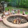 This portable fire pit is a highly versatile product that allows you to use it for warmth, barbeque, and for decorative purposes. 3