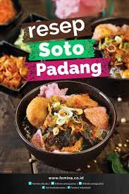Resep Soto Padang Resep Masakan Indonesia Ide Makanan Resep Makanan