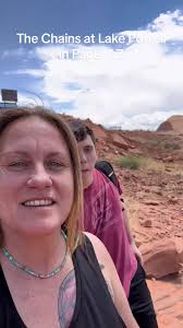 Jumping in Hole in Rock Lake Powell