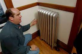 How To Repair A Whistling And Leaky Steam Radiator Steam Radiators Radiators Diy Plumbing