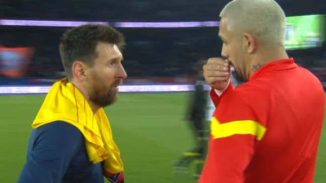 PSG-Lens: ce qu'a dit Medina à Messi au coup de sifflet final