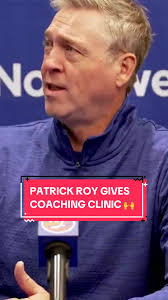 Patrick Roy coming in with a personal approach to coaching the Isles 🤝  (via @New York Islanders) #fyp #nhl #hockey #hockeytiktoks  #newyorkislanders #patrickroy