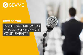 This is the best way to convince the invitee that it would be good to give a positive reply to the request. How Do You Invite Speakers To Speak For Free At Your Event Gevme