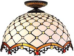 Alibaba.com offers 1,010 hand made glass ceiling light products. Kronleuchter Tiffany Stained Glass Ceiling Light Gemstone Lace Lampshade Wrought Iron Ceiling Handmade Creative 16 Amazon De Beleuchtung
