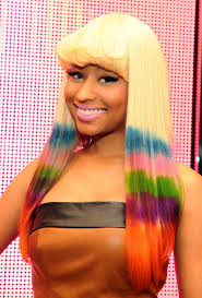 See Your Fave Celebs Most Over The Top Rainbow Hair Makeovers Funky Hair Colors Hair Color Crazy Rainbow Hair