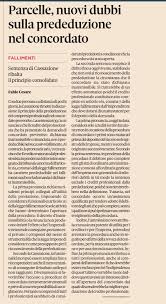 Trámite del concordato preventivo de sociedades que no pueden ser declaradas en quiebra. Prededuzione Nel Concordato Preventivo Mcm Avvocati