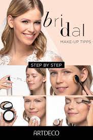 Dass sie an ihrem hochzeitstag auch schön frisch aussehen, sollten sie bereits einige tage vorher auf eine ausreichende trinkmenge um das make up im laufe des langen tages auffrischen zu können, sollten sie sich die wichtigsten schminkutensilien in eine tasche packen. Braut Make Up Anleitung Braut Make Up Hochzeits Make Up Anleitung Make Up Anleitung