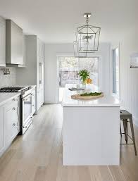 See more ideas about kitchen inspirations, kitchen design, kitchen remodel. Nickel And Glass Lanterns Over Shiplap Island Transitional Kitchen